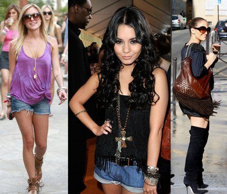 Franjurile – o tendinta marca Hollywood