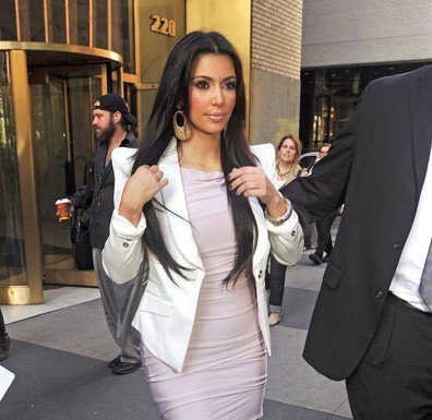 Kim Kardashian look