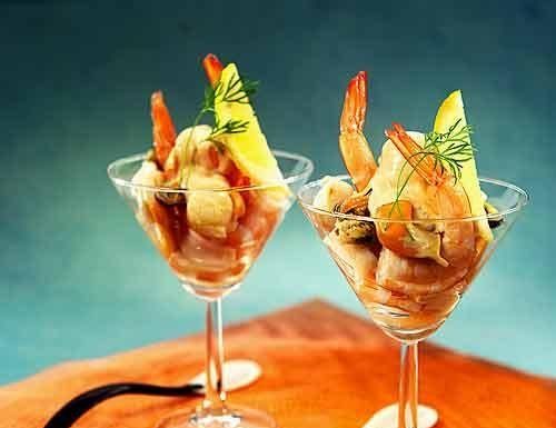 Cocktail cu fructe de mare – reteta